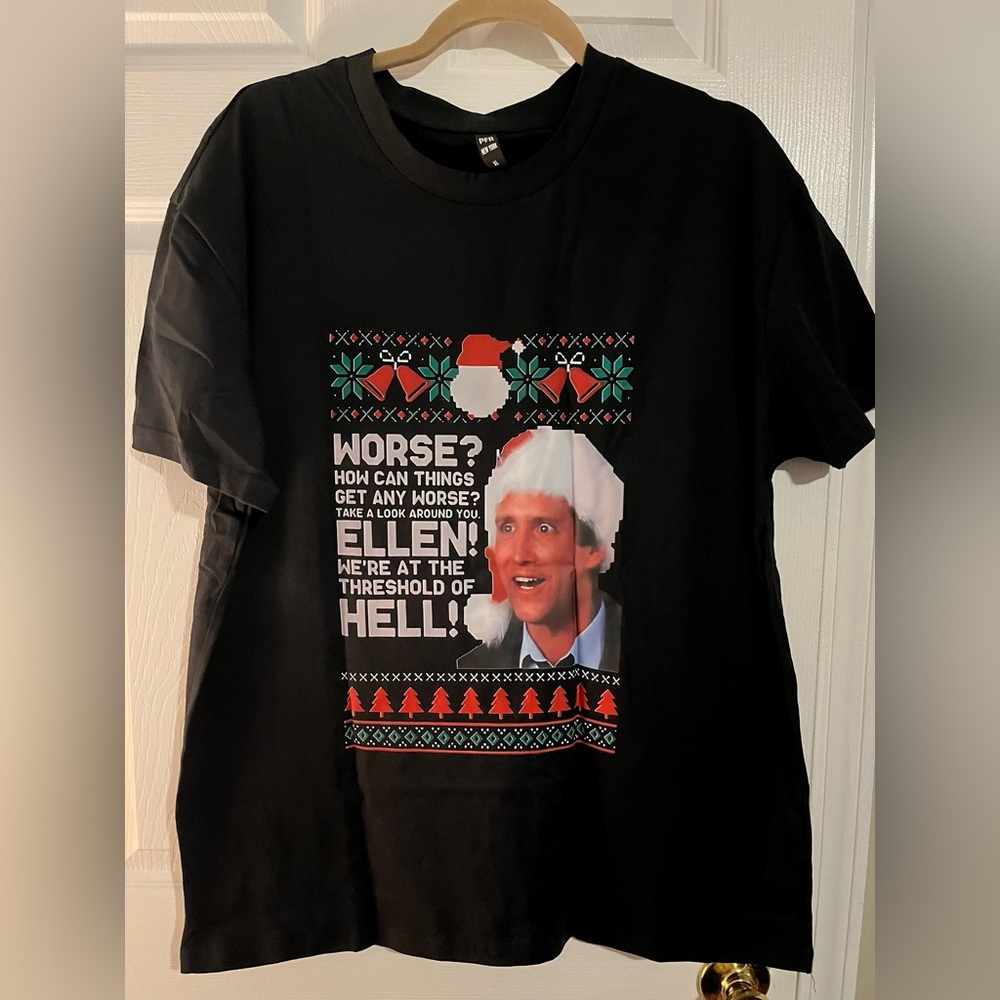 Holiday Graphic T-Shirt - Black